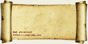 Mina Komar vizit kartica